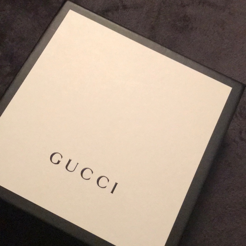 Brown leather double G authentic Gucci belt